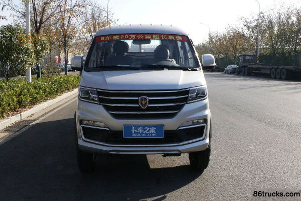 Jinbei T52S Standard 1.6L 116 hp 4X2(6 wheels) Gasoline 2.85m Double-row Flatbed Mini Truck (China VI) Exterior (2) | 86Trucks