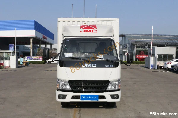 JMC Shunwei Wide Body 143 hp 4X2(6 wheels) 3.8m Semi-Row Van Light Truck (China VI) (Air Brake) Exterior (2) | 86Trucks