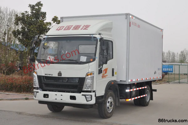 Sinotruk HOWO Hanjiang 160 ch 4X2(6 roues) Camion frigorifique 4,06 m (marque Songchuan) Extérieur (2) | 86Trucks