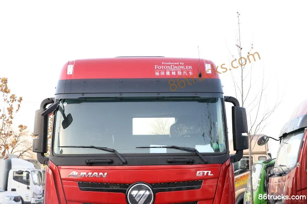 Foton AumanGTL Heavy Truck Basic Version 290 hp 6X2(8 wheels) 7.8m Flatbed Cargo Truck (China VI) Exterior (3) | 86Trucks