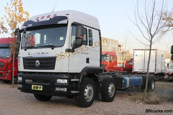 Sinotruk Sitrak G5 310 ch 6X2(8 roues) camion porteur à ridelles 8,6 m Extérieur (3) | 86Trucks
