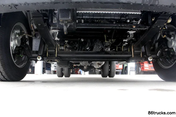 Dongfeng Xiaobawang W18 1.6L 122 hp 4X2(6 wheels) 2.55m double-row flatbed mini truck Chassis (1) | 86Trucks