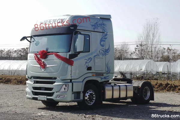 Dongfeng Commercial Vehicle Tianlong Flagship GX 520hp 4X2(6 wheels) AMT Automatic Tractor Truck (China VI) (Turquoise Green) Exterior (3)