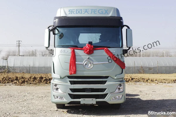 Dongfeng Commercial Vehicle Tianlong Flagship GX 520hp 4X2(6 wheels) AMT Automatic Tractor Truck (China VI) (Turquoise Green) Exterior (2)