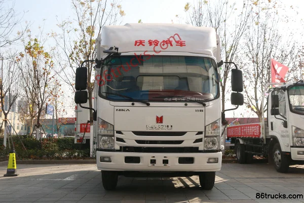 Qingling Lingka Composite Type 150hp 4X2(6 wheels) 4.13m Single Row Stake Truck Exterior (2) | 86Trucks