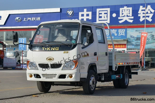 Tangjun Ouling Small BMW 115 hp 4X2(6 wheels) 2.56m Double Row Flatbed Light Truck (China VI) Exterior (3) | 86Trucks