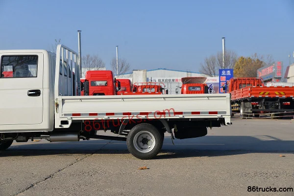 Ouling V5 Series 122hp 4X2(6 wheels) 3.01m double-row flatbed micro truck (China VI) Body (3) | 86Trucks