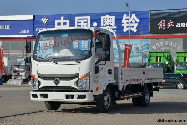 Ouling Jinlika II 115hp 4X2(6 wheels) 4.13m single-row flatbed light truck (China VI) Exterior (3) | 86Trucks