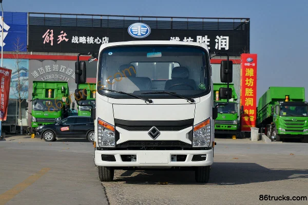 Ouling Jinlika II 115hp 4X2(6 wheels) 4.13m single-row flatbed light truck (China VI) Exterior (2) | 86Trucks