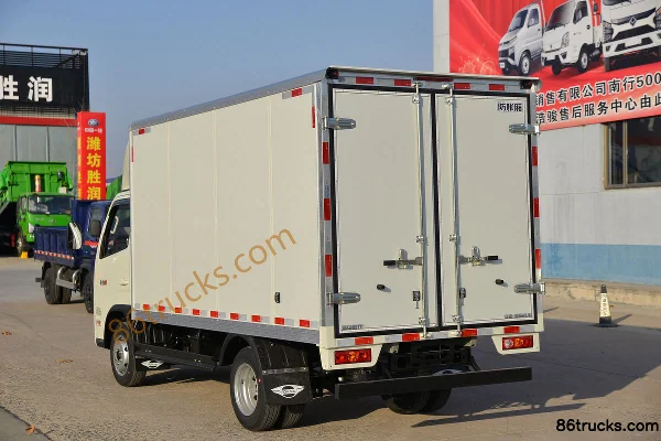 Foton Times Linghang S1 1.5L 136 hp 4X2(6 wheels) gasoline 3.7m single-row van mini truck (China VI) Body (3) | 86Trucks