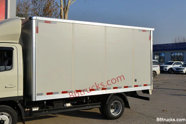 Foton Times Linghang S1 1.5L 136 hp 4X2(6 wheels) gasoline 3.7m single-row van mini truck (China VI) Body (1) | 86Trucks