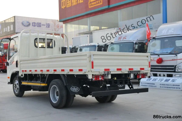 FAW Jiefang HuVR 110 hp 4X2(6 wheels) 3.7m Single Row Flatbed Light Truck Body (3) | 86Trucks