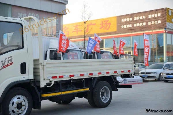 FAW Jiefang HuVR 110 hp 4X2(6 wheels) 3.7m Single Row Flatbed Light Truck Body (1) | 86Trucks