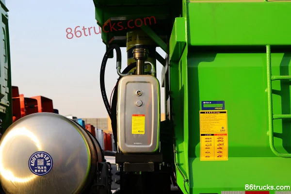 Foton Auman GTL Zhixiang Edition 460hp 8X4(12 wheels) 6.5m LNG Dump Truck (China VI) Body (3) | 86Trucks