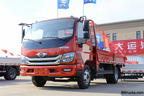 Foton Times Linghang 3 130 ch 4X2(6 roues) 4,2 m camion léger à ridelles cabine simple (China VI) Extérieur (3) | 86Trucks