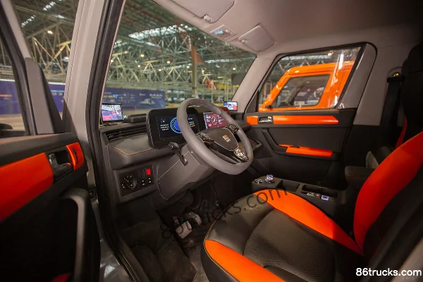 Zhidian Auto F101 3.495m pure electric closed van 17kWh Cab (2) | 86Trucks