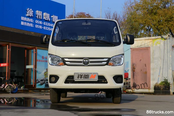 Foton Xiangling M1 1.5L 112hp 4X2(6 wheels) Gasoline 2.3m Double Row Flatbed Mini Truck (Single Rear Tire) Exterior (2) | 86Trucks