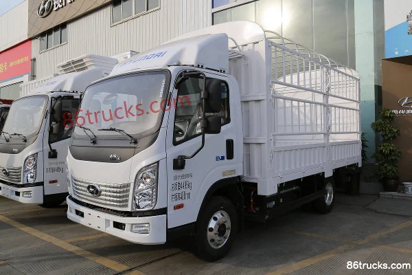 Hyundai Commercial Vehicle Hongtu EV 4.5T 4.14m single-row pure electric cage truck 89kWh 4X2(6 roues) Extérieur (2) | 86Trucks