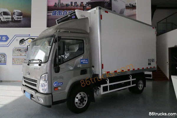 Hyundai Commercial Vehicle Shengtu 150 hp 4X2(6 wheels) 4.05 m automatic refrigerated truck (China VI) Exterior (3) | 86Trucks