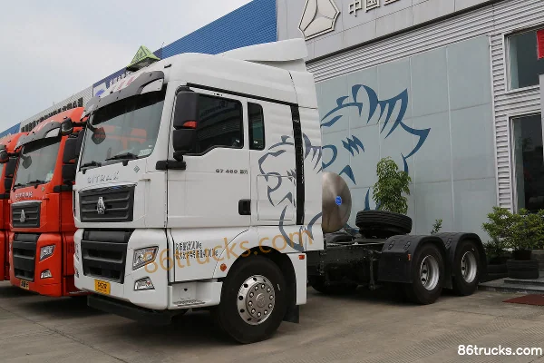 Sinotruk Sitrak G7 Heavy Truck 460 hp 6X4(10 wheels) LNG Dangerous Goods Tractor Truck (Ratio 3.36) Exterior (2) | 86Trucks