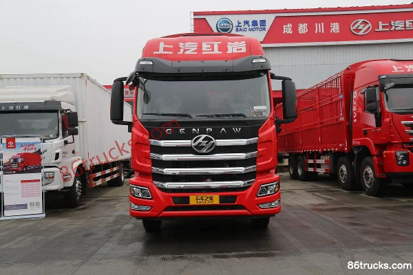 SAIC Hongyan Jiebao H6 Standard Load Edition 190hp 4X2(6 wheels) 6.8m Stake Truck Exterior (2) | 86Trucks