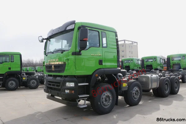 Sinotruk HOWO TX Basic Edition Flagship Edition 460hp 8X4(12 wheels) 5.8m Dump Garbage Truck (ZZ5317ZLJV256GF1) Exterior (3) | 86Trucks
