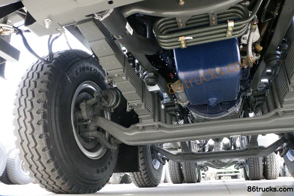 Sinotruk HOWO TX Heavy Truck 350 hp 8X4(12 wheels) 6.2m Dump Truck Chassis (2) | 86Trucks