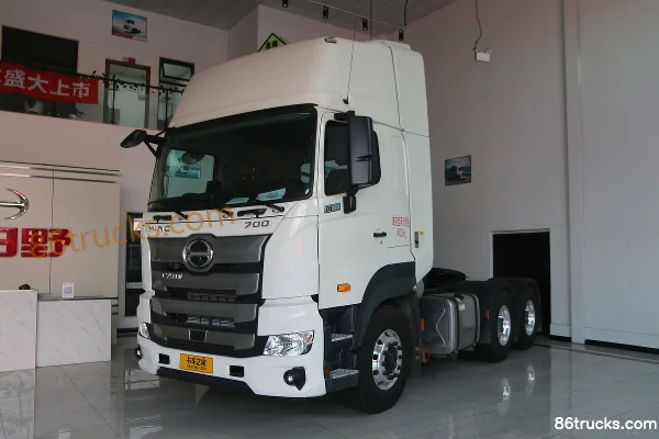Guangqi HINO 700 Zhizhen Heavy Truck 450 hp 6X4(10 wheels) Dangerous Goods Tractor Truck (16-speed)(China VI) Exterior (3) | 86Trucks