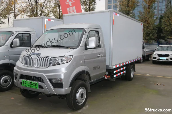 SRM Xinyuan T50EV 2021 Chuangye Edition 3.5T 3.6m Single Row Pure Electric Van Mini Truck 55.7kWh 4X2(6 wheels) Exterior (3) | 86Trucks