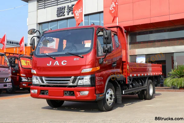 JAC Junling V6 130 hp 4X2(6 wheels) 3.89m Half Row Flatbed Light Truck(China VI) Exterior (3) | 86Trucks