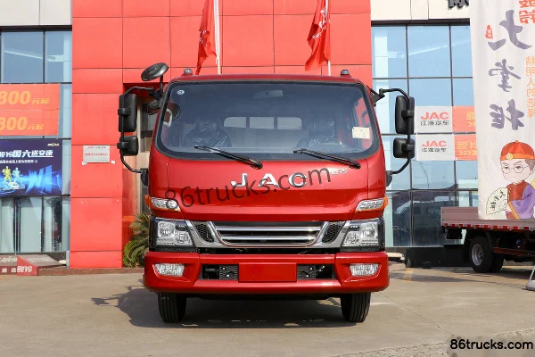 JAC Junling V6 130 hp 4X2(6 wheels) 3.89m Half Row Flatbed Light Truck(China VI) Exterior (2) | 86Trucks