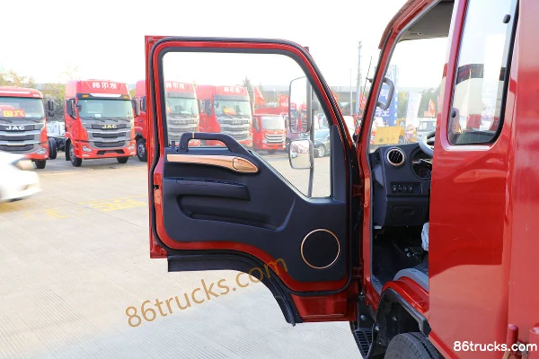 JAC Kangling J5 126hp 4X2(6 wheels) 3.85m semi-crew cab flatbed light truck (China VI) (1) | 86Trucks