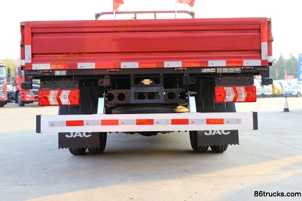 JAC Kangling J5 126hp 4X2(6 wheels) 3.85m semi-crew cab flatbed light truck (China VI) Body (2) | 86Trucks