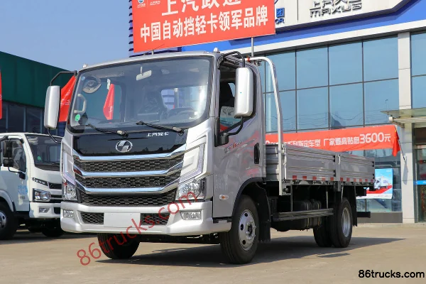 Yuejin Kuaiyun H300 150 ch 4X2(6 roues) 4,2 m AMT automatique cabine simple plateau camion léger (China VI) Extérieur (3) | 86Trucks