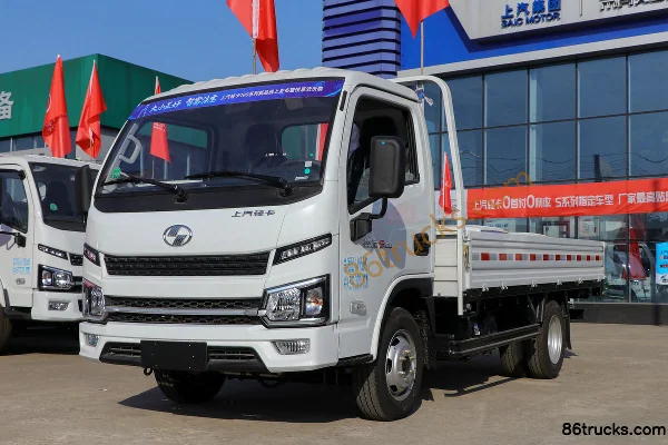 Yuejin Fuxing S100Plus 115hp 4X2(6 wheels) 3.65m Single Row Flatbed Light Truck (China VI) Exterior (3) | 86Trucks