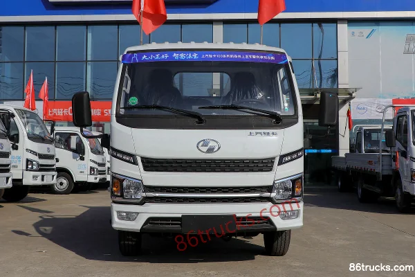 Yuejin Fuxing S100Plus 115hp 4X2(6 wheels) 3.65m Single Row Flatbed Light Truck (China VI) Exterior (2) | 86Trucks