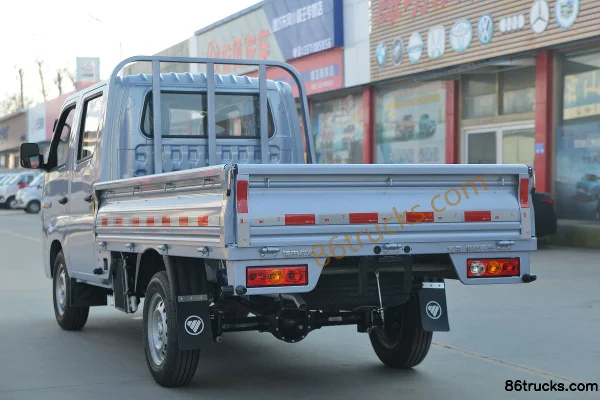 Foton Xiangling M1 Comfort 1.2L 91 hp 4X2(6 wheels) Gasoline 2.55m Double Row Fence Panel Micro Truck (Single Rear Tire) Body (3) | 86Trucks