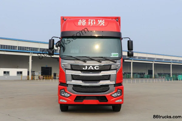 JAC Gallop A5W III Medium Truck 320hp 6X2(8 wheels) 7.8m van cargo truck Exterior (2) | 86Trucks