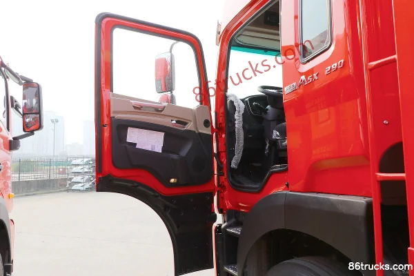 JAC Gallop A5W III Medium Truck 320hp 6X2(8 wheels) 7.8m van cargo truck Cab (1) | 86Trucks