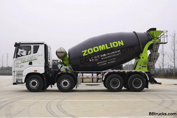 FAW Jiefang Qingdao JH6 Heavy Truck Pro 350 hp 8X4(12 wheels) 7.76 m³ Concrete Mixer Truck (Zoomlion Brand) Exterior (3) | 86Trucks
