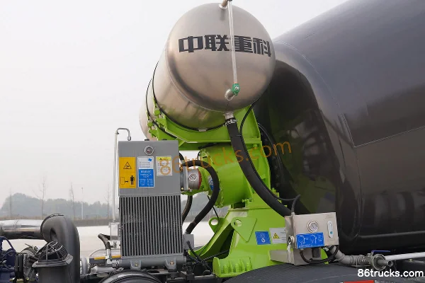 FAW Jiefang Qingdao JH6 Heavy Truck Pro 350 hp 8X4(12 wheels) 7.76 m³ Concrete Mixer Truck (Zoomlion Brand) Body (3) | 86Trucks