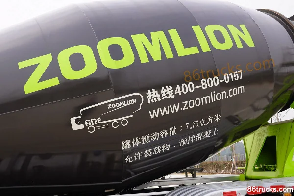 FAW Jiefang Qingdao JH6 Heavy Truck Pro 350 hp 8X4(12 wheels) 7.76 m³ Concrete Mixer Truck (Zoomlion Brand) Body (2) | 86Trucks