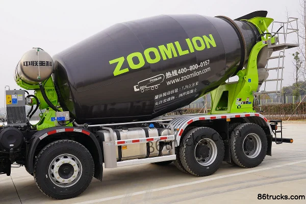 FAW Jiefang Qingdao JH6 Heavy Truck Pro 350 hp 8X4(12 wheels) 7.76 m³ Concrete Mixer Truck (Zoomlion Brand) Body (1) | 86Trucks