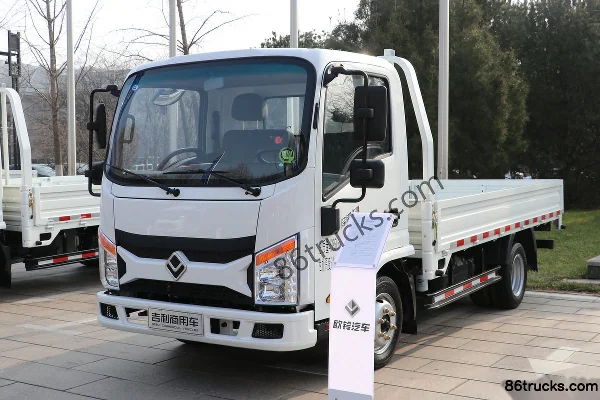 Ouling Jinlika II 115 hp 4X2(6 wheels) 4.13m Single Row Flatbed Light Truck (China VI) (4.333 Ratio) Exterior (2) | 86Trucks