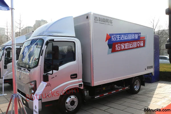 Ouling Jiyun 150 ch 4X2(6 roues) camion porteur fourgon cabine simple 4,15 m (China VI) Extérieur (3) | 86Trucks