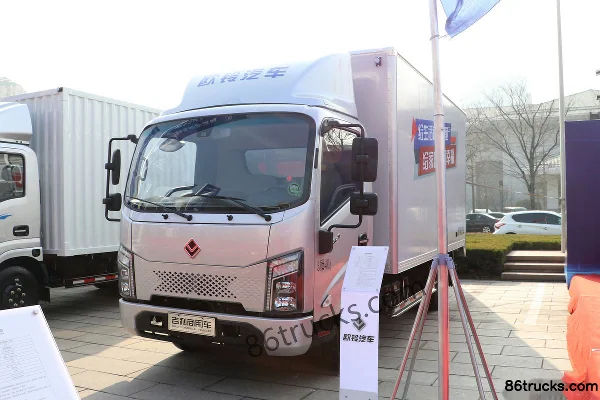 Ouling Jiyun 150 ch 4X2(6 roues) camion porteur fourgon cabine simple 4,15 m (China VI) Extérieur (2) | 86Trucks