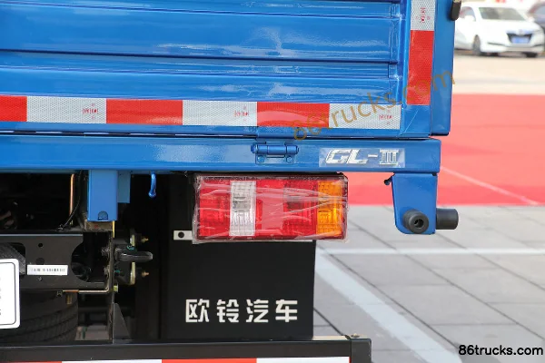 Ouling Jiyun 150hp 4X2(6 wheels) 4.15m single-row flatbed light truck (China VI, blue) Body (3) | 86Trucks