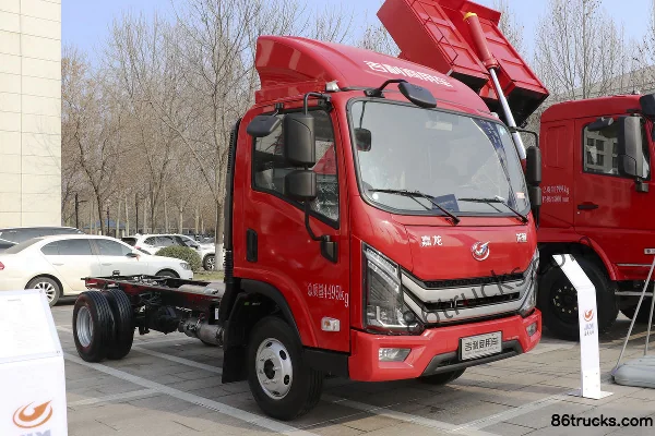Jialong Longju Light Load Edition 150hp 4X2(6 wheels) 4.12m single-row stake truck (China VI, wide body) Exterior