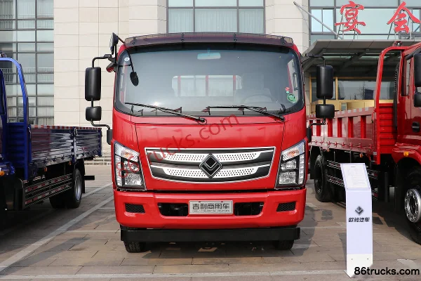Ouling M7 200hp 4X2(6 wheels) 5.33m double-row flatbed cargo truck (China VI) Exterior (2) | 86Trucks