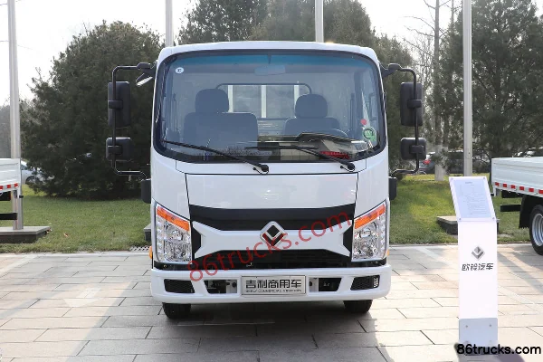 Ouling Jinlika 2 127hp 4X2(6 wheels) 4.13m single-row flatbed light truck (China VI) Exterior (2) | 86Trucks
